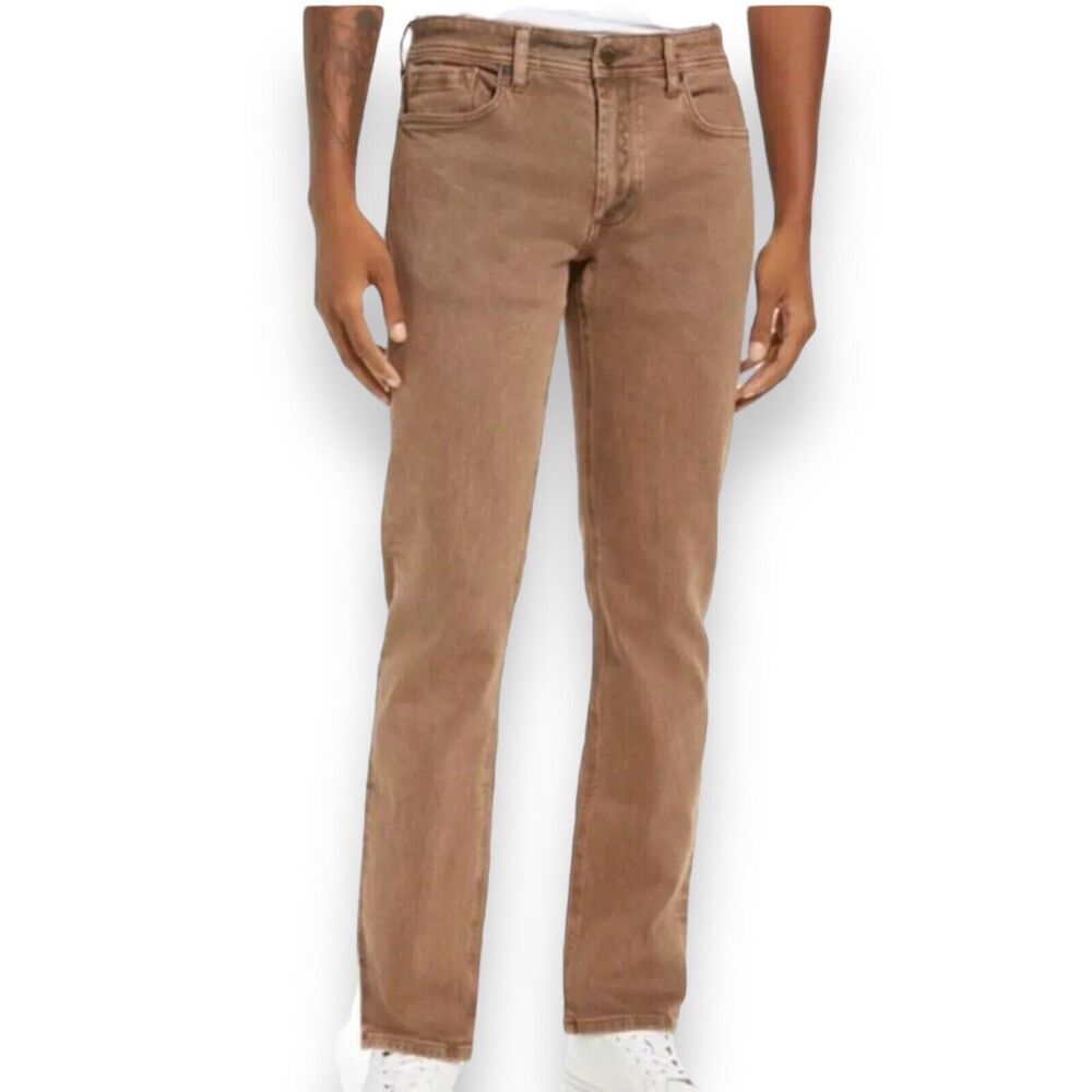 Blank NYC‎ Jeans Men 32 x 31 Stanton Normcore Brown Straight Leg Academia